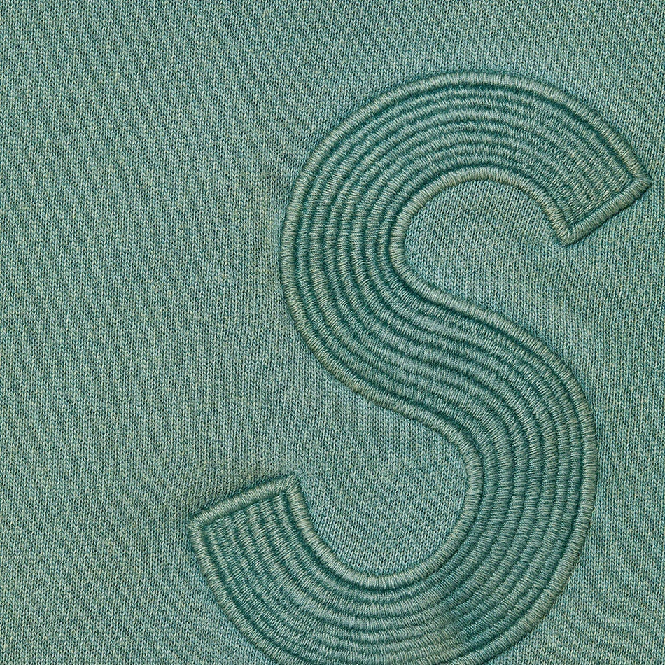 Overdyed S Logo Hooded Sweatshirt view 8